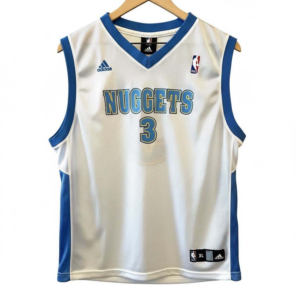 Adidas Allen Iverson Nuggets #3 NBA Jersey Throwback Youth XL